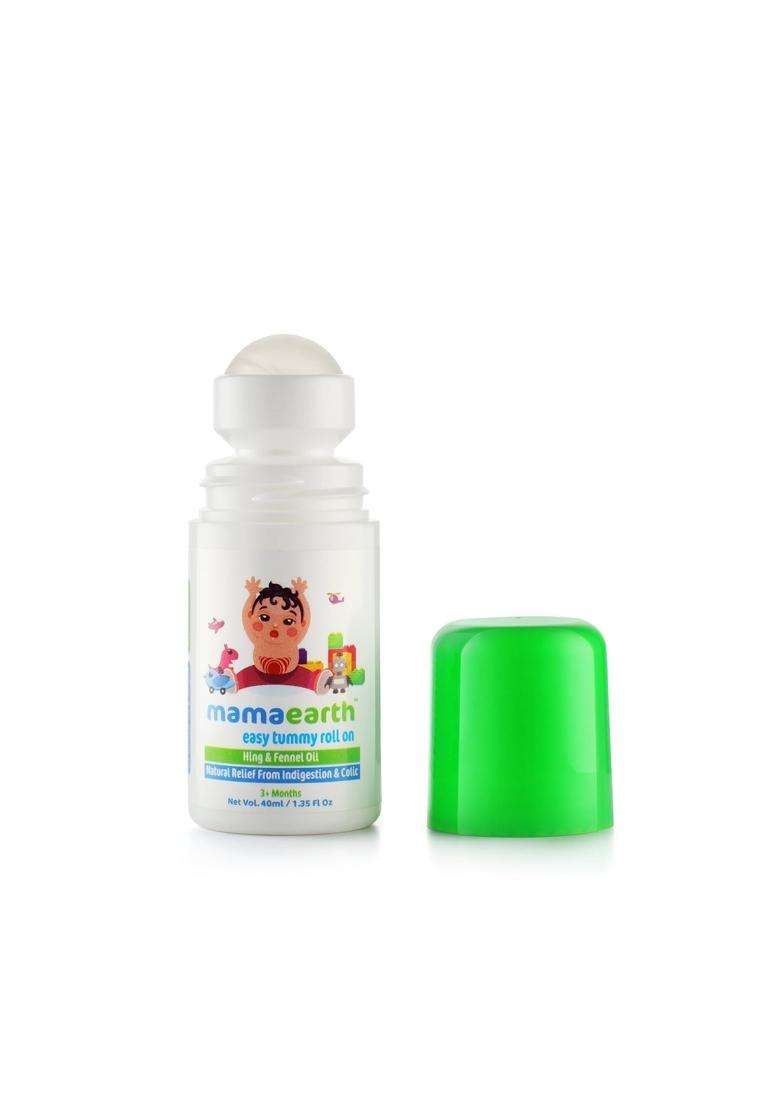 Mamaearth Easy Tummy Roll On for Colic & Gas Relief with Hing & Fennel Oil 40 ml (For external use) - Indya