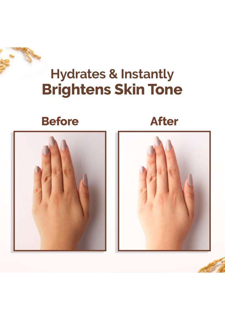 Mamaearth Rice Water Tone Up Face Cream with Rice Water & Niacinamide for Glass Skin 50g | Instantly Brightens | Even Skin Tone | Adds Glow - Indya