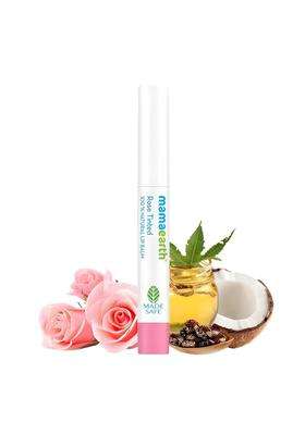 Mamaearth 100% Natural Lip Balm for Women & Men 2g (Rose) | Natural Tint, 12-Hour Moisturization | Heals Dry & Chapped Lips