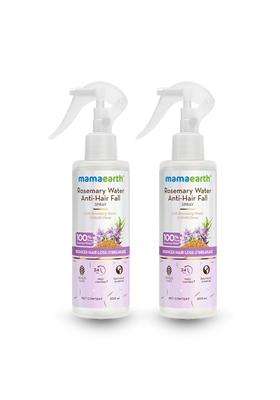 Mamaearth Rosemary Water Anti-Hair Fall Spray with 100% Pure Rosemary Water & Methi Dana 200 ml x 2 | For Hair Growth | Stronger & Denser Hair
