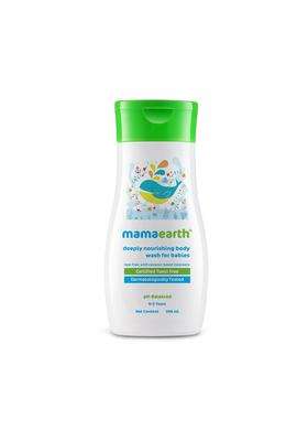 Mamaearth Deeply Nourishing Body Wash For Babies 200 ml | Infused with Coconut Oil, Orange Essential Oil & Aloe Vera Extract