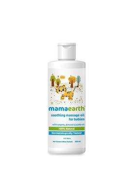 Mamaearth Soothing Massage Oil for Babies 200 ml | Infused with Sesame, Almond & Jojoba Oil