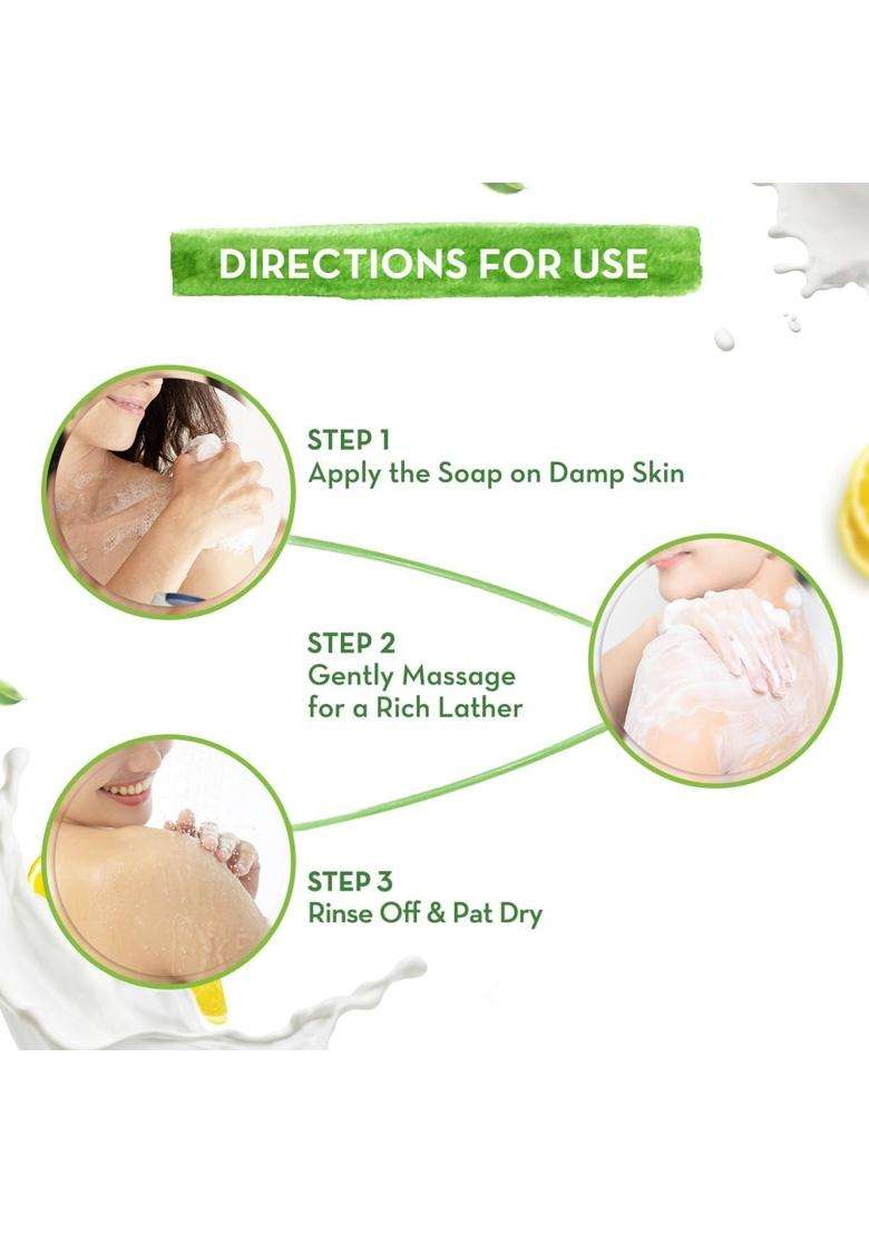 Mamaearth Vitamin C Moisturizing Lotion Soap(Value 125 g X 8 Units (Pack of 8) | Deeply Cleanses | Moisturizing Bathing Bar | Brightens Skin - Indya