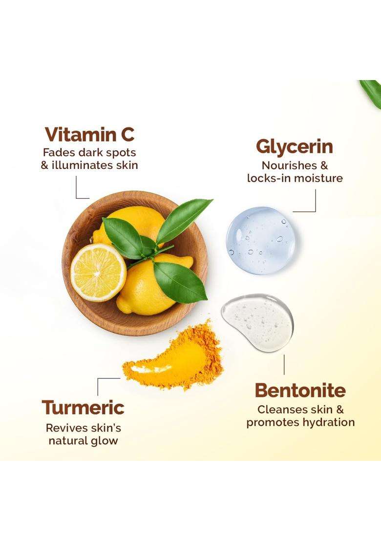 Mamaearth Vitamin C Daily Glow Face Pack with Vitamin C & Turmeric 200g | Natural, DIY-like Texture | Instantly Brightens Skin, Adds Glow - Indya