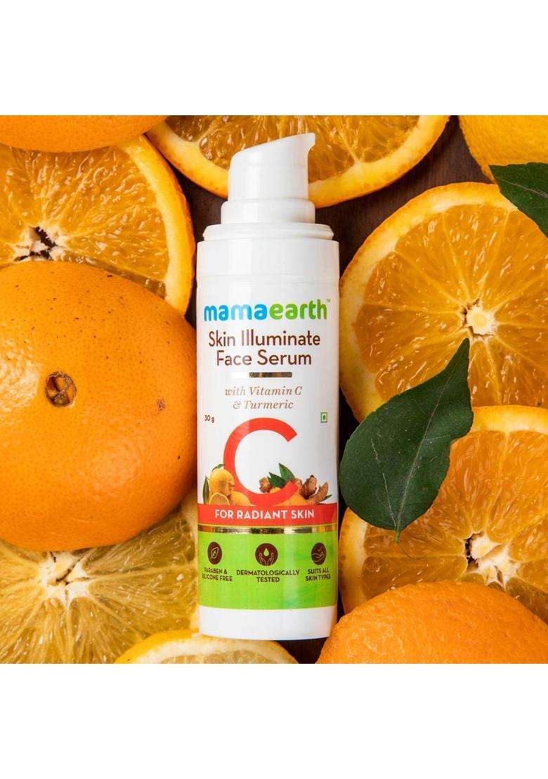 Mamaearth Vitamin C Radiance Combo(Vitamin C Face Wash 100 ml + Face Serum 30g) - Indya