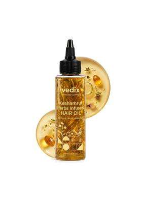Vedix Keshamrut Herbs Infused Ayurvedic Hair Oil With Bhringraj, Amla & Rosemary 100 ml | Authentic Traditional Formula | For Men & Women