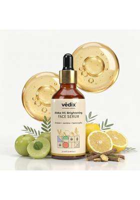 Vedix Aloka Ayurvedic Glow & Brightening Face Serum for Tanned Skin 25 ml | Authentic Traditional Formula