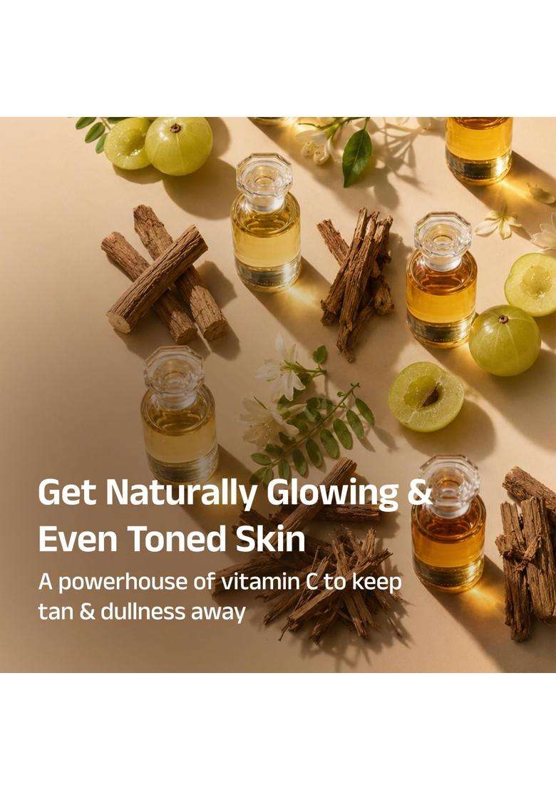 Vedix Aloka Ayurvedic Glow & Brightening Face Serum for Tanned Skin 25 ml | Authentic Traditional Formula - Indya