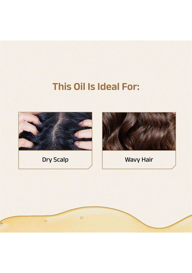 Vedix Vapra Ayurvedic Anti-Hairfall Oil l Dry Scalp & Wavy Hair l 100 ml | Authentic Traditional Formula - Indya