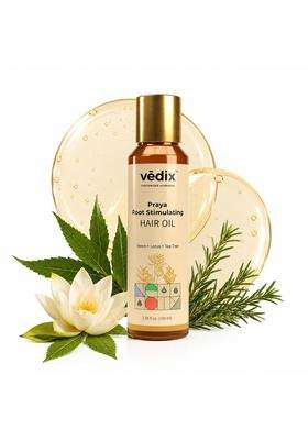 Vedix Praya Ayurvedic Anti-Hairfall Oil 100 ml | Authentic Traditional Formula | Oily Scalp & Wavy Hair l 100 ml