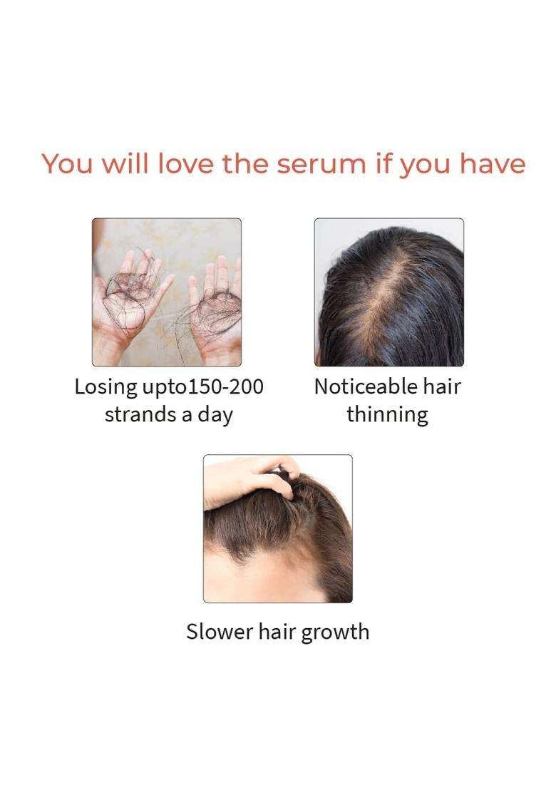 Vedix Ayurvedic Shampoo & Serum Combo 140 ml | Authentic Traditional Formula | Normal/Oily Hair & Moderate Hairfall - Indya
