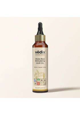 Vedix Ahuta Ayurvedic Hair Oil 100 ml | Authentic Traditional Formula | Normal-Oily Scalp & Straight Hair l 100 ml