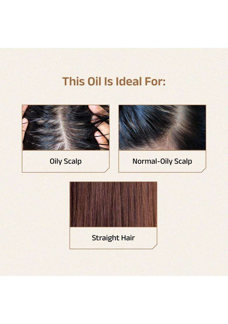 Vedix Ahuta Ayurvedic Hair Oil 100 ml | Authentic Traditional Formula | Normal-Oily Scalp & Straight Hair l 100 ml - Indya