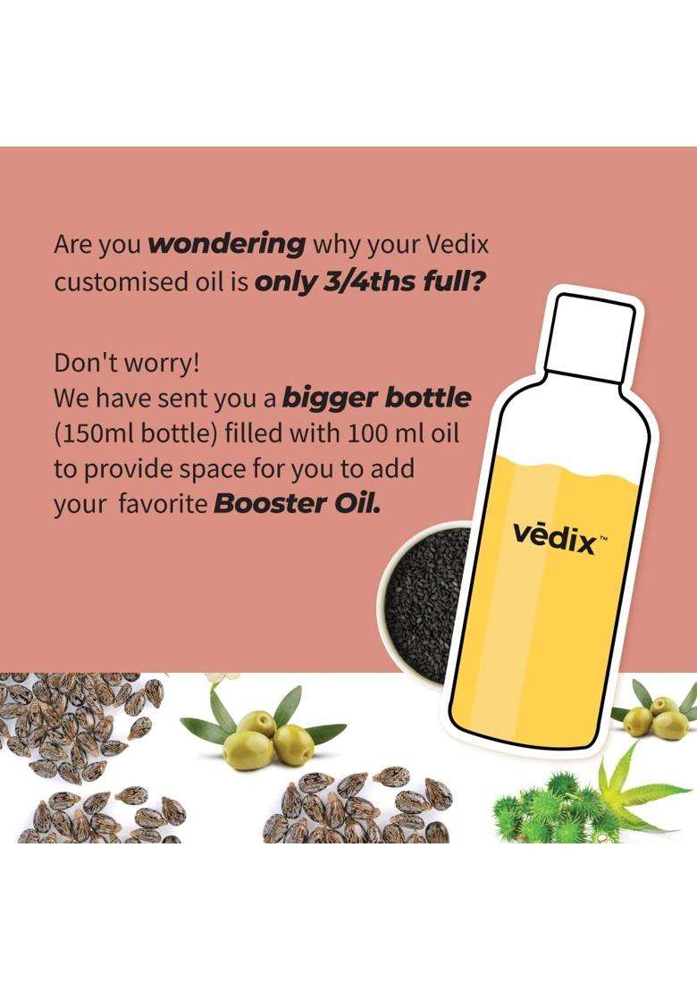 Vedix Shvedan Ayurvedic Anti-Hairfall Hair Oil Dry Scalp l 100 ml | Authentic Traditional Formula - Indya