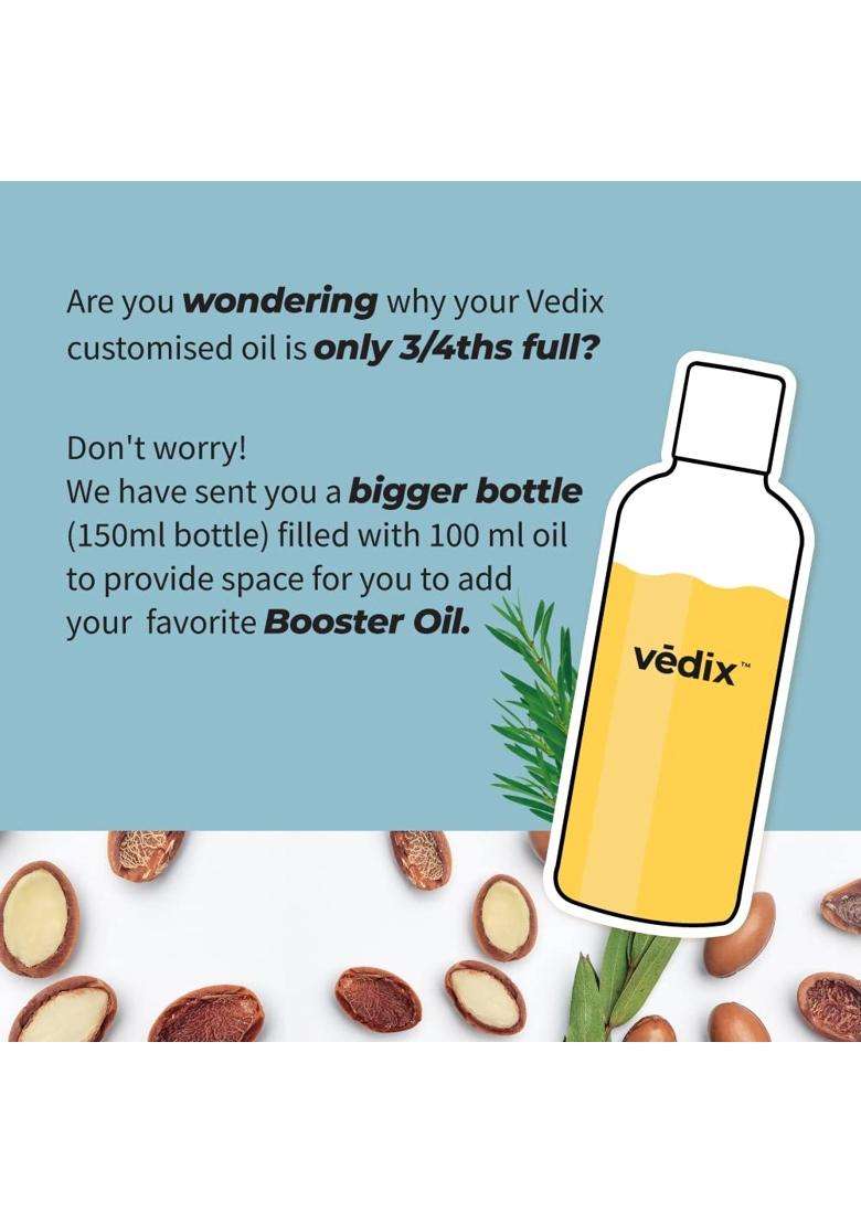 Vedix Viruj Ayurvedic Anti-Hairfall Hair Oil 100 ml | Authentic Traditional Formula | Normal-Oily Scalp l 100 ml - Indya
