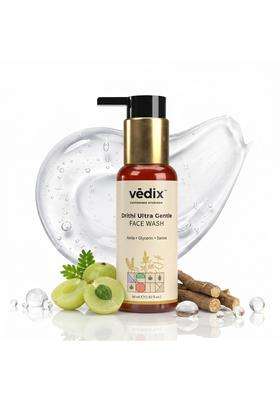 Vedix Drithi Ultra Gentle Ayurvedic Face Wash for Normal Skin 60 ml | Authentic Traditional Formula | Daily Cleanser with Amla, Glycerin & Sariva