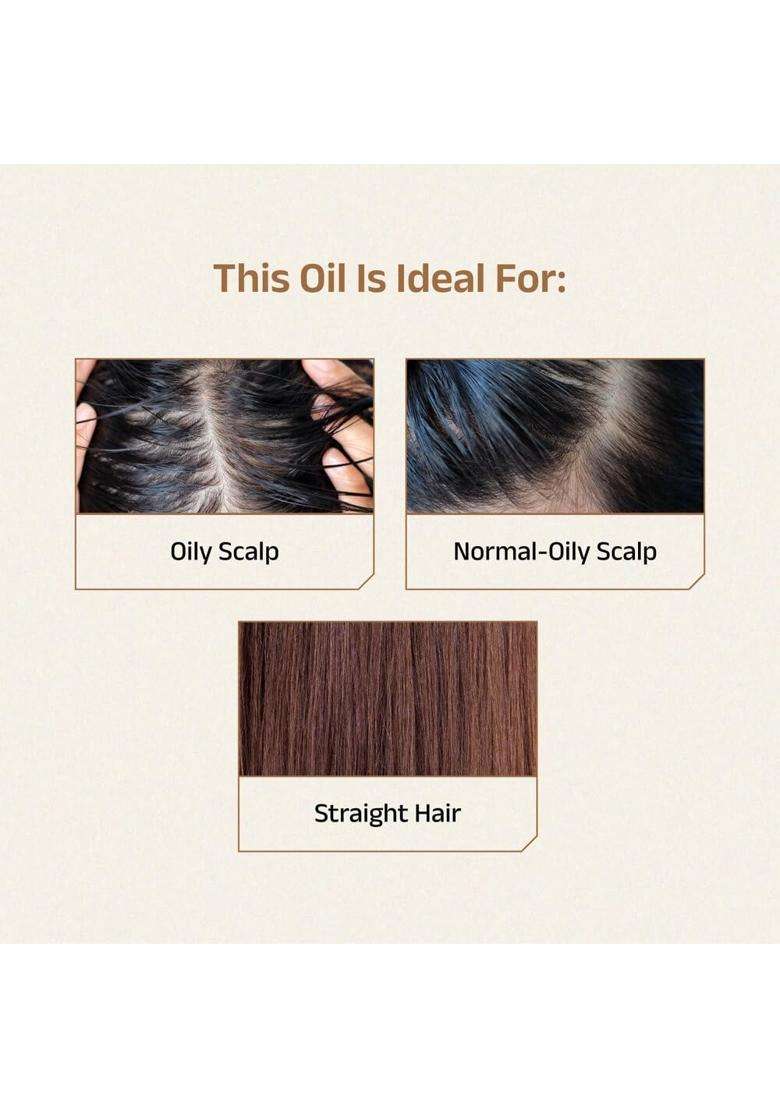 Vedix Ahuta Ayurvedic Anti-Hairfall Oil 33.33 ml (Pack of 3) | Authentic Traditional Formula | Normal-Oily Scalp - Indya