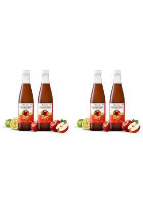 Dr. Vaidya's Dr. Vaidya Apple Cider Vinegar Juice (450 ml per Pack) (Pack of 4) | Authentic Traditional Formula | Metabolism Booster