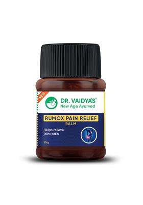 Dr. Vaidya's Rumox Pain Relief Balm (50g Each) | For Head Ache, Body Pain, Joint & Muscle Pain | Mix Of Oils | Mahanarayan, Cajuput, Wintergreen