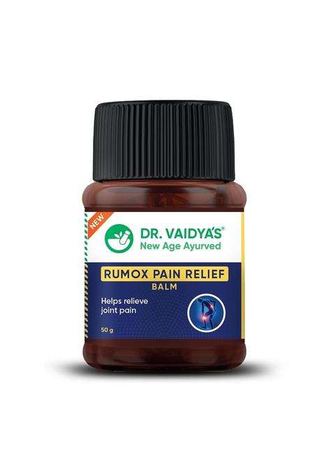 Dr. Vaidya's Rumox Pain Relief Balm (50g Each) | For Head Ache, Body Pain, Joint & Muscle Pain | Mix Of Oils | Mahanarayan, Cajuput, Wintergreen