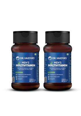 Dr. Vaidya's Dr. Vaidya’s Men’s Multivitamin Tablet 60 Tablets per Pack (Pack of 2) | Authentic Traditional Formula