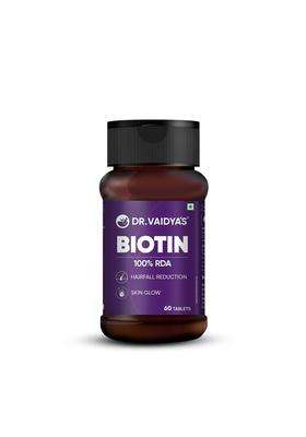 Dr. Vaidya's Dr. Vaidya’s Biotin Tablets for Hair Growth 60 Tablets | Authentic Traditional Formula