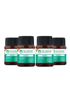 Dr. Vaidya's Diabex Capsules (30 Capsules) (Pack of 4) | Authentic Traditional Formula | Helps Regulate Blood Sugar Levels