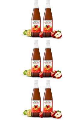 Dr. Vaidya's Dr. Vaidya Apple Cider Vinegar Juice (450 ml per Pack) (Pack of 6) | Authentic Traditional Formula | Metabolism Booster