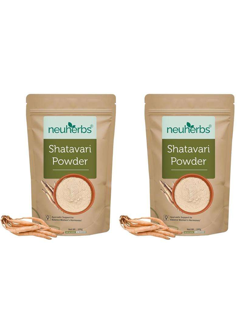 Neuherbs Shatavari Powder 100g (Pack of 2) | Authentic Traditional Formula | Ayurvedic Support To Balance Women