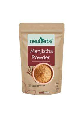 Neuherbs Manjistha Powder 100g | Authentic Traditional Formula | Ayurvedic Herbal Powder for Clear, Glowing Skin & Skin Nourishment