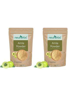 Neuherbs Amla Powder For Hair Growth & Glowing Skin 100g (Pack of 2) | Authentic Ayurvedic Formula | 100% Pure & Natural With No Added Preservatives