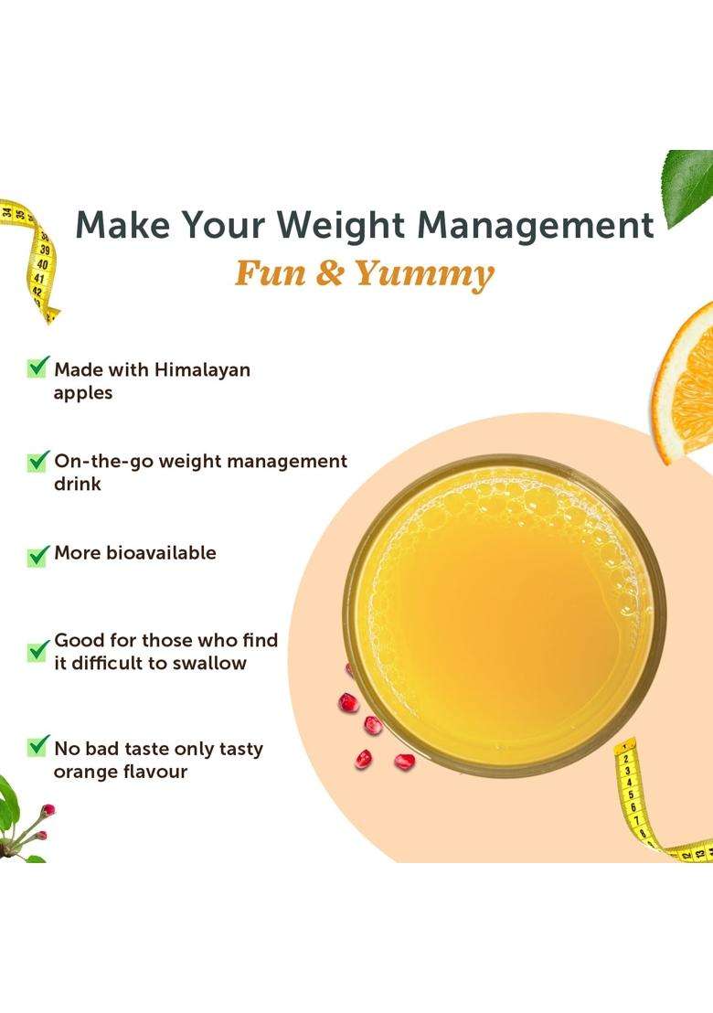 Neuherbs Plant Based Apple Cider Vinegar With Mother 20 Effervescent Tablets (Orange Flavour) For Weight Management | Zero Added Sugar | Gluten Free - Indya