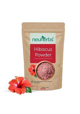 Neuherbs Organic Hibiscus Powder 100g | Authentic Traditional Formula | Rich in Antioxidants & Vitamin C | 100% Natural & Vegan