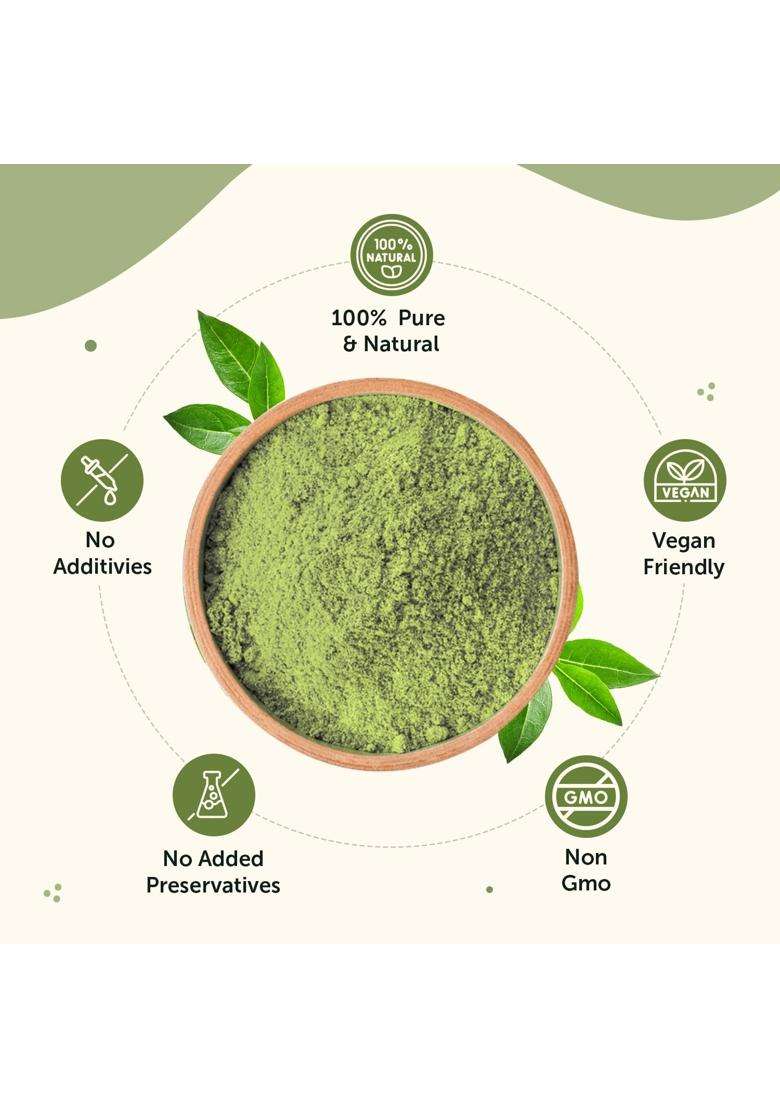 Neuherbs Henna Powder 100g | Natural Herbal Care | Natural Hair Color & Hair Care Powder for Hair Growth, Scalp Nourishment & Shine - Indya