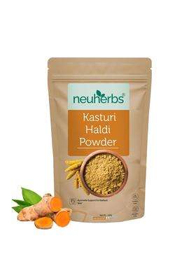 Neuherbs Kasturi Haldi Powder 100g | Authentic Traditional Formula | Wild Turmeric Face Pack for Glowing Skin, Skin Care & Natural Beauty