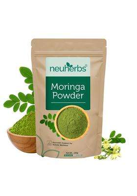 Neuherbs Moringa Leaf Powder 200g | Natural Herbal Care | Drumstick Leaf Powder for Energy, Immunity & Digestion Support | 100% Pure Herbal Superfood