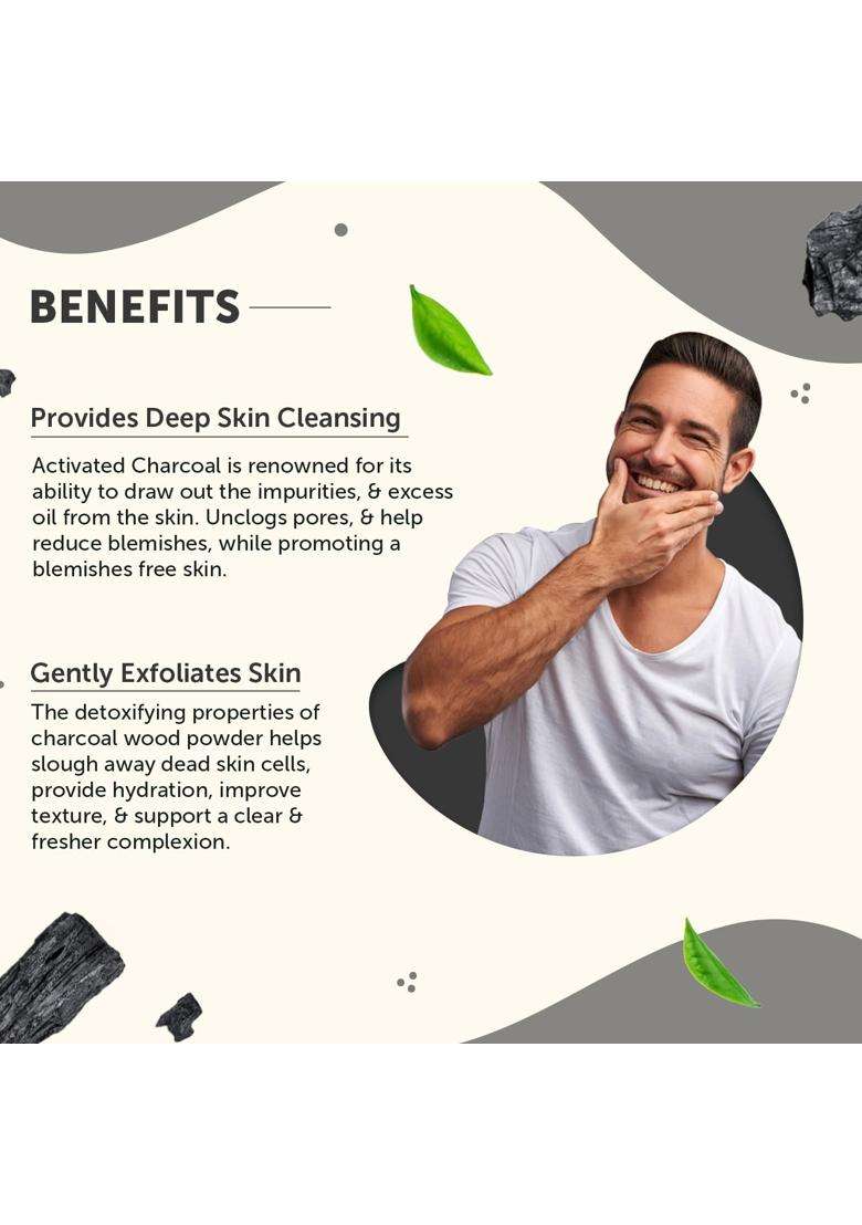 Neuherbs Activated Charcoal Powder 100g | Natural Face Pack for Deep Cleansing, Oil Control & Skin Purification | Removes Dead Skin Cells - Indya