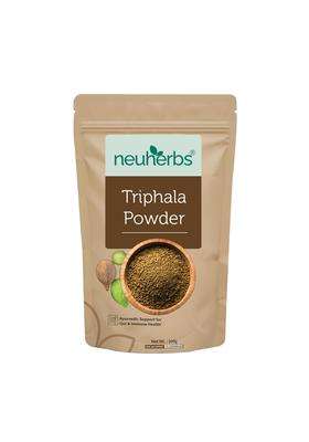 Neuherbs Organic Triphala Powder 100g | Authentic Traditional Formula | Ayurvedic Triphala Churna for Digestion, Gut & Intestinal Wellness