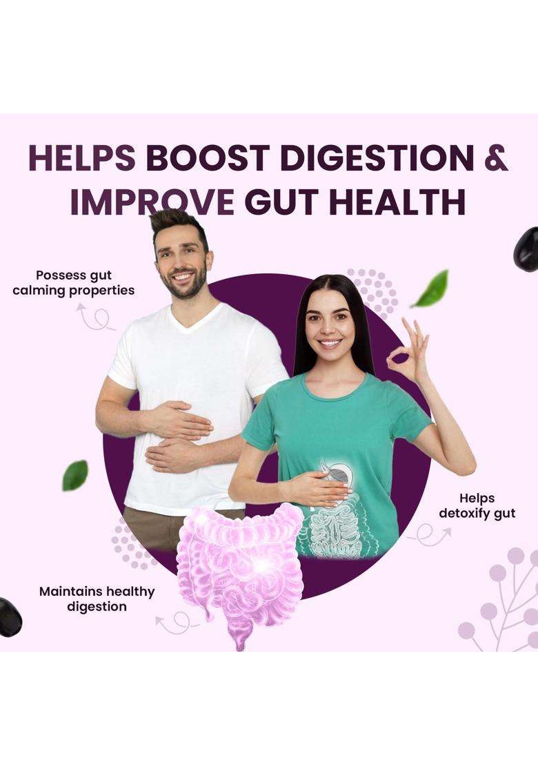 Neuherbs Jamun Seed Powder 200g | Authentic Traditional Formula | Ayurvedic Herbal Powder for Healthy Sugar Management & Digestion Support - Indya