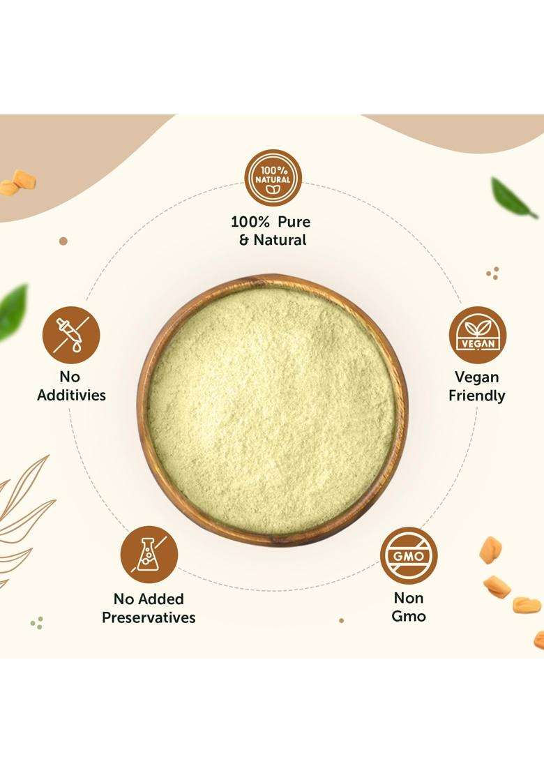 Neuherbs Methi Seeds Powder 200g | Authentic Traditional Formula | Fenugreek Powder for Hair Growth, Scalp Nourishment & Hair Care - Indya