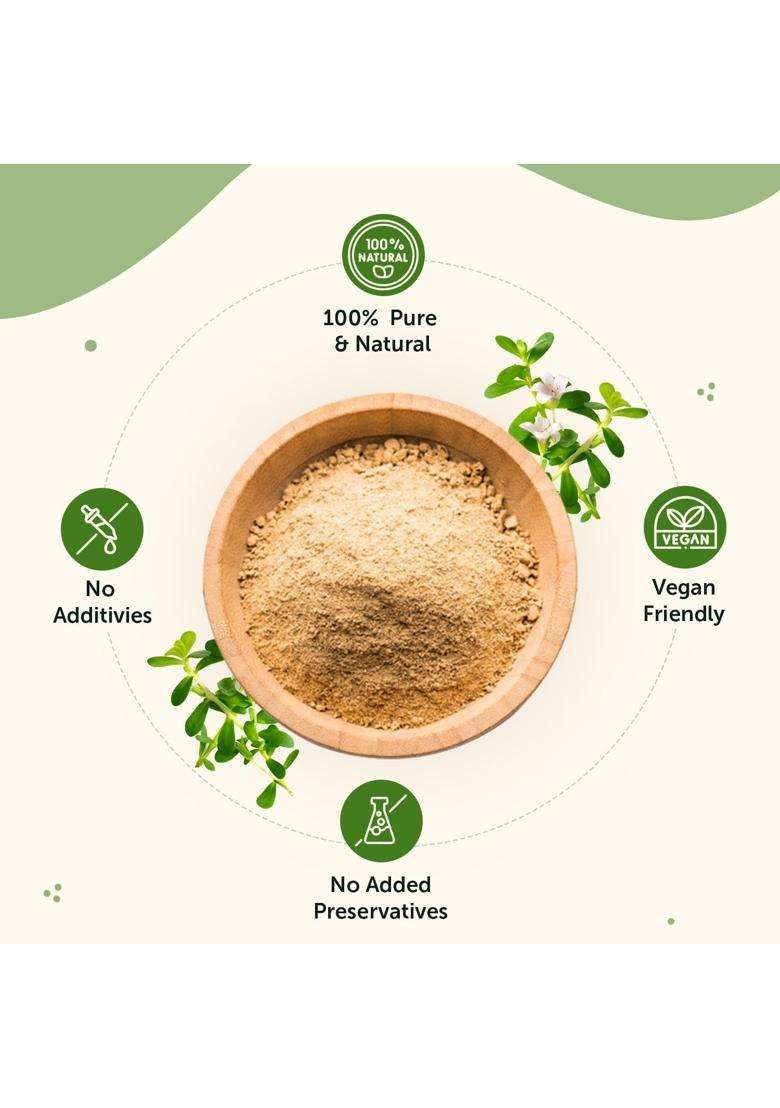 Neuherbs Brahmi Powder 100g For Men & Women | Authentic Traditional Formula | Ayurvedic Care To Manage Stress & Boost Brain Health - Indya