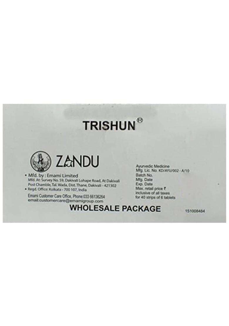Zandu Trishun Tablets Pack Of 1 - Indya