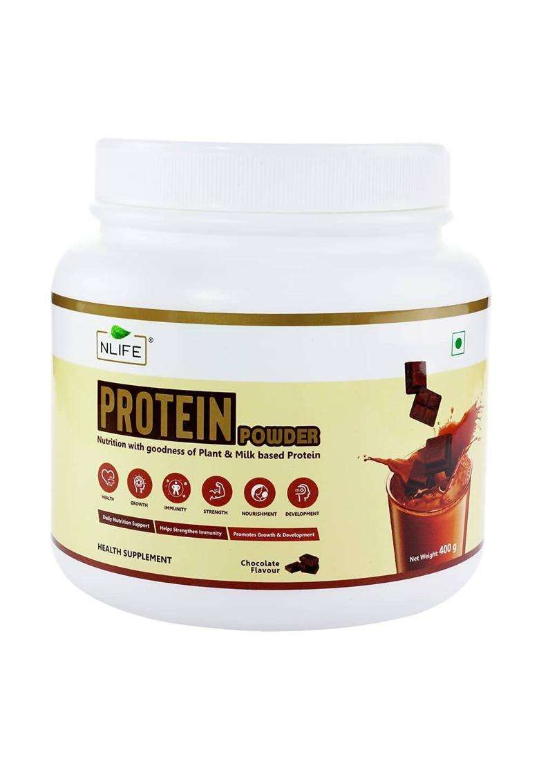 NLife Protein Powder Chocolate Flavor|Pack Of 1| - Indya