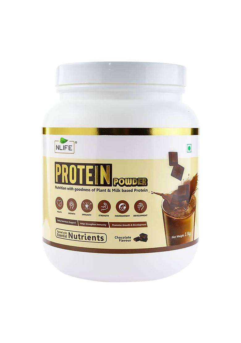 NLife Protein Powder Chocolate Flavor|Pack Of 1| - Indya
