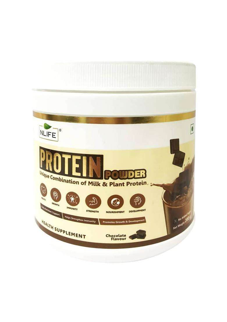 NLife Protein Powder Chocolate Flavor|Pack Of 1| - Indya
