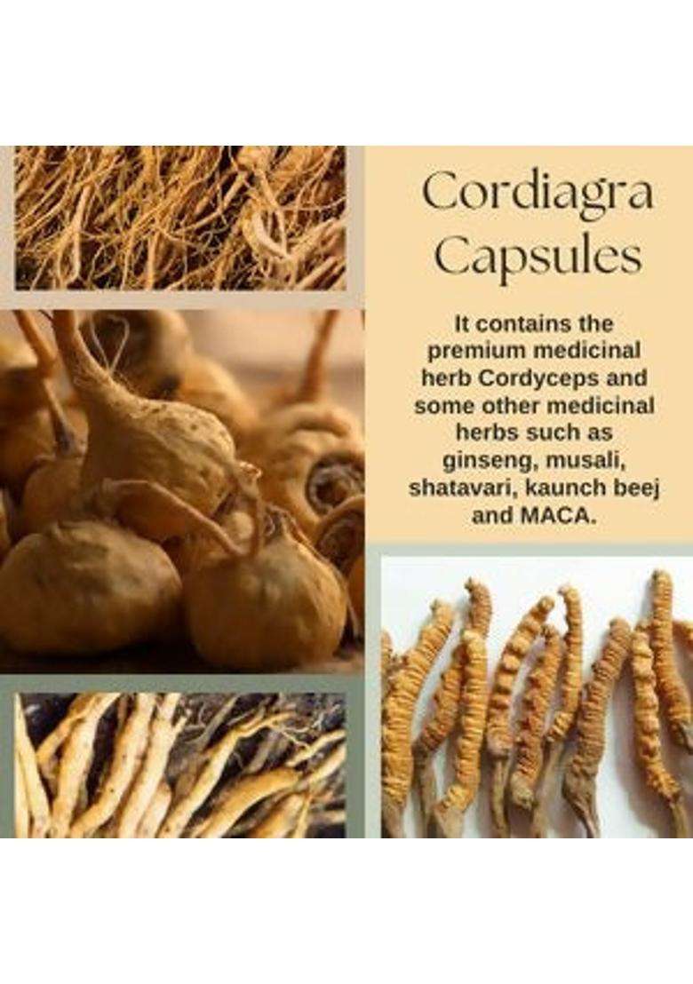 Cordy Herb Mens Sexual Health Supplement Capsules|Pack Of 1| - Indya