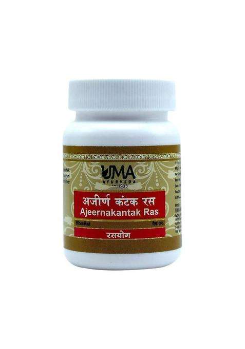 Uma Ayurveda Ajeernkantak Ras Tablets|Pack Of 1|