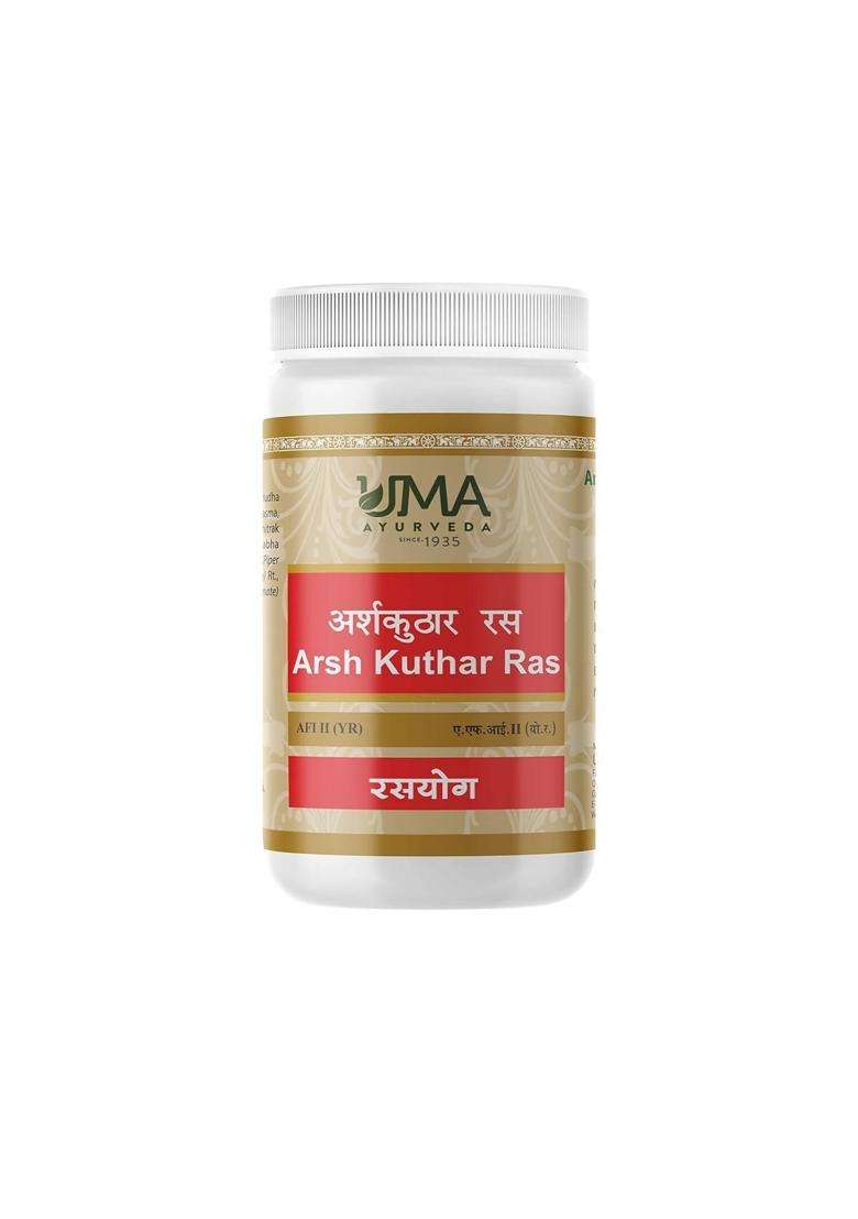 Uma Ayurveda Arsh Kuthar Ras Tablets|Pack Of 1| - Indya