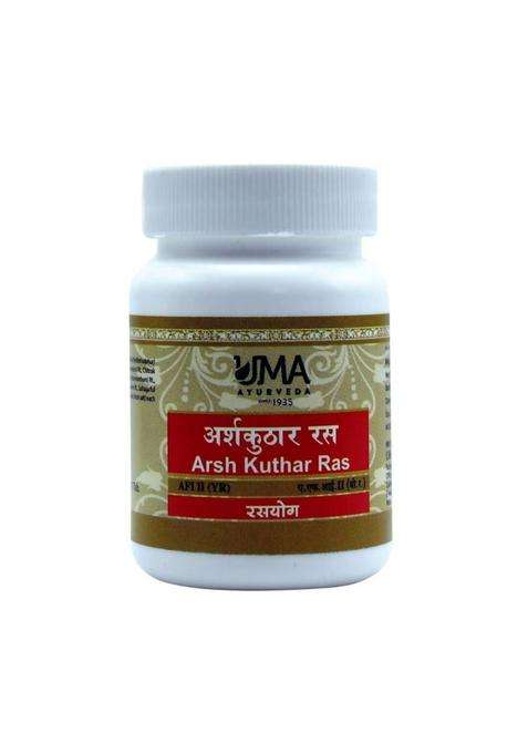Uma Ayurveda Arsh Kuthar Ras Tablets|Pack Of 1|