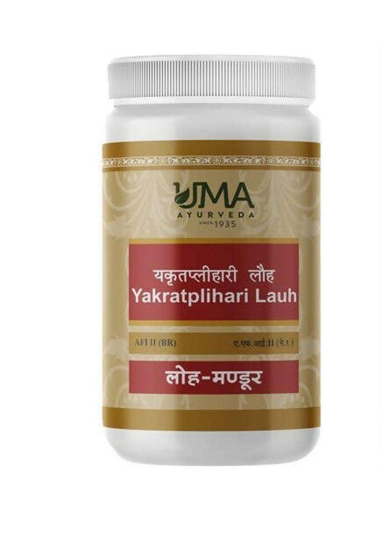 Uma Ayurveda Yakrtplihari Loh Tablets|Pack Of 1| - Indya
